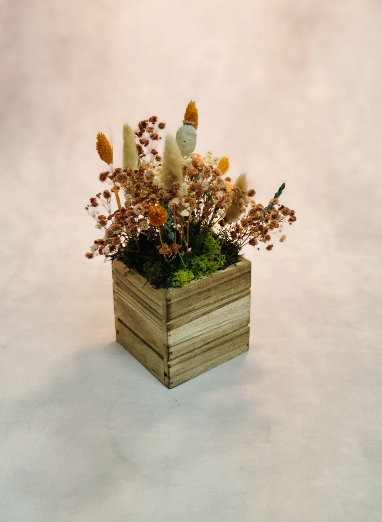 Composición Floral; "Cálido recuerdo silvestre"