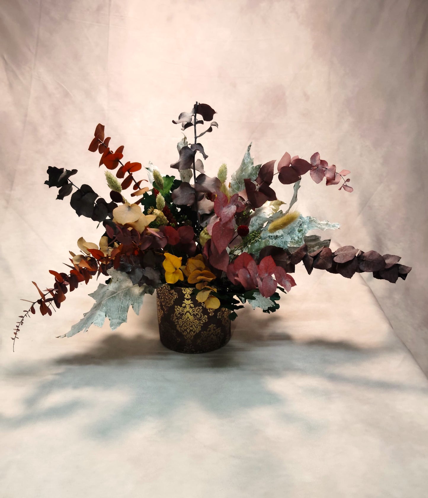 Composición Floral : Encanto Dorado