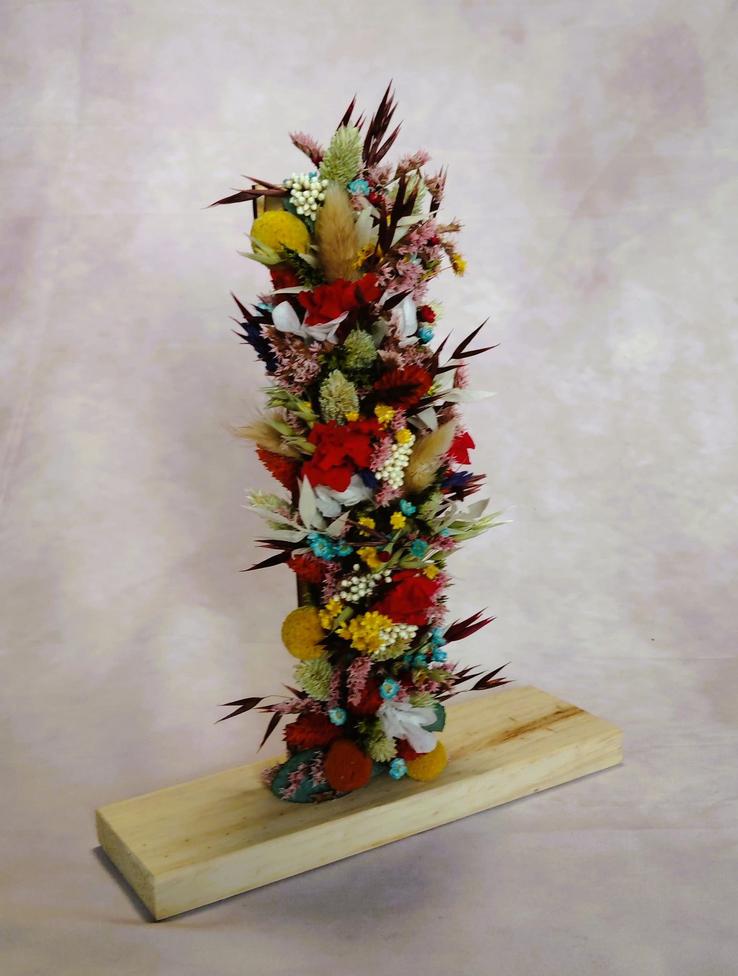 Letra Floral Preservada ; "Jardín en letra"