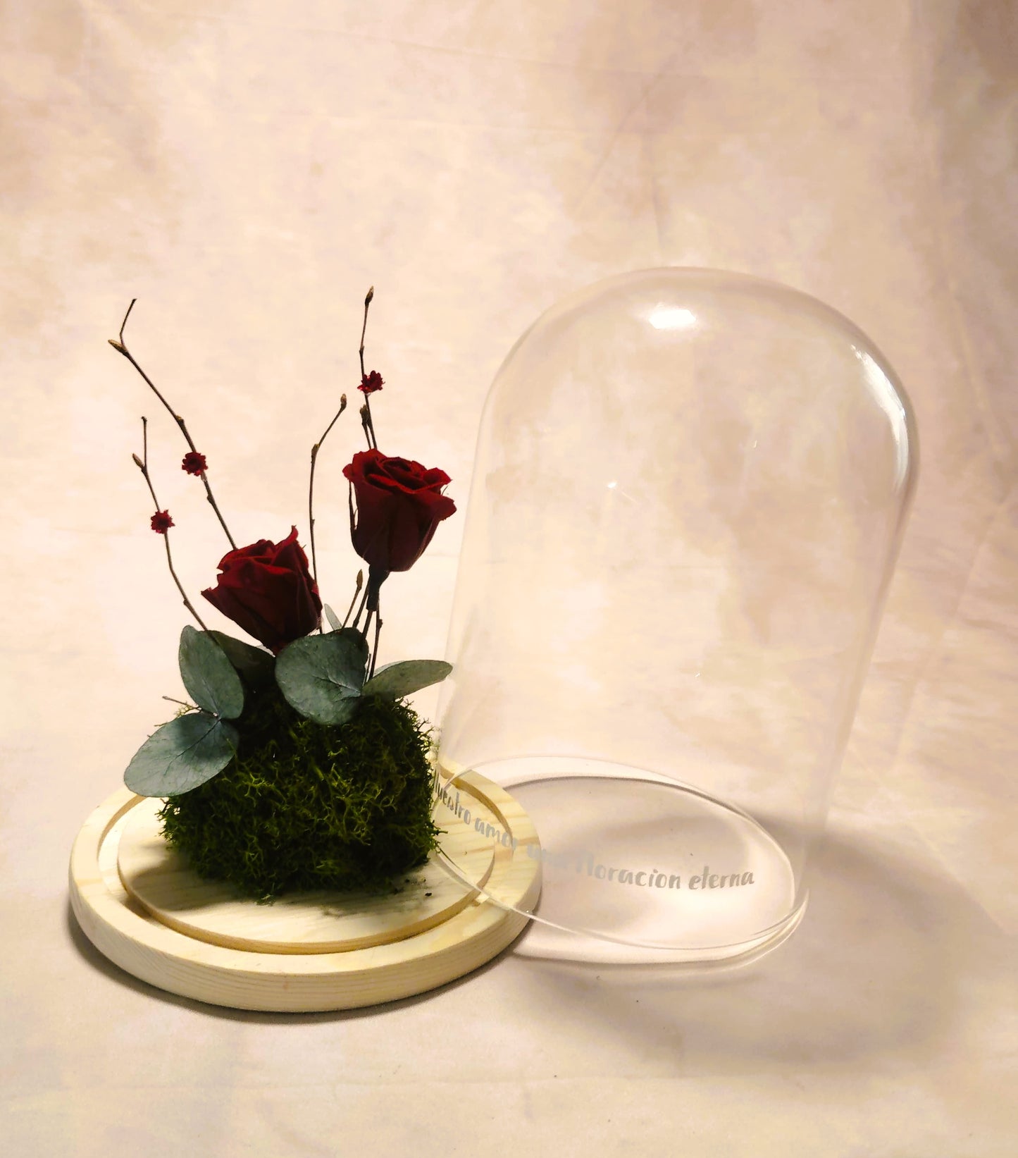 Cúpula de cristal ; " Bloom & Love "