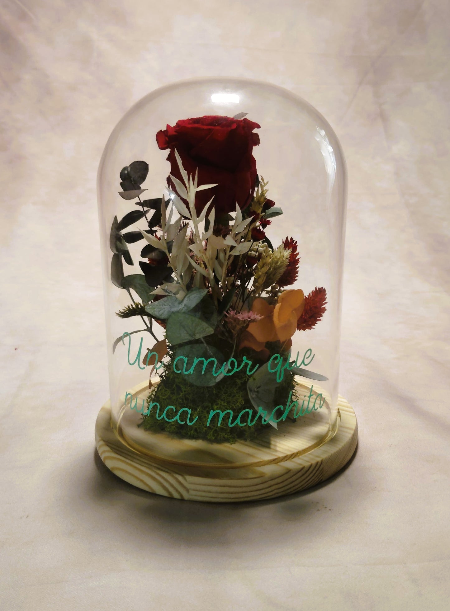 Cúpula de cristal ; " Eterno Romance "